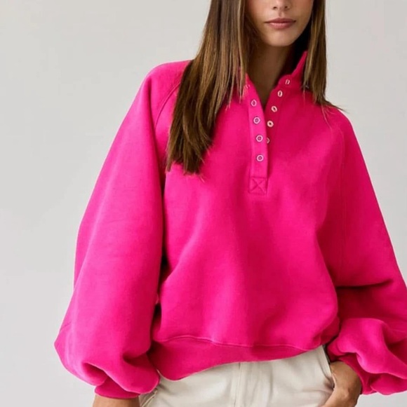 Rasberry Piper Pullover Sweatshirt - Picture 3 of 3